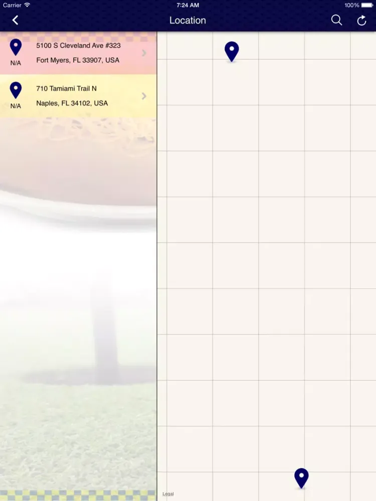 SkylineChili Florida iPad  スクリーンショット
