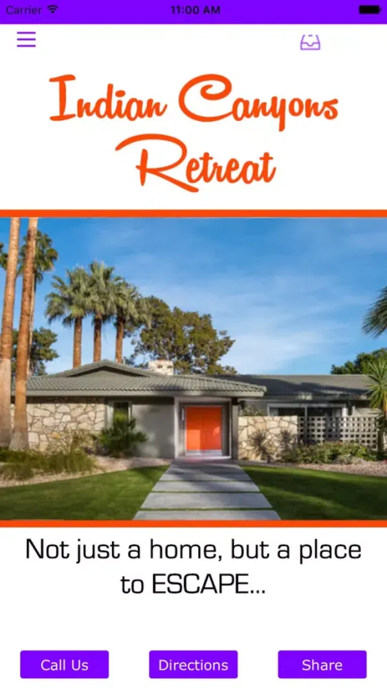 Zrzuty ekranu Indian Canyons Retreat