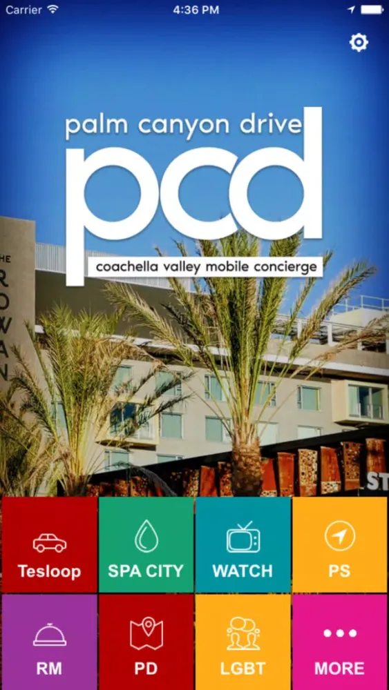 Screenshot di Palm Canyon Drive