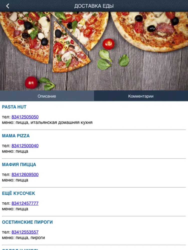 Мобильный справочник Ижевска iPad 应用截图