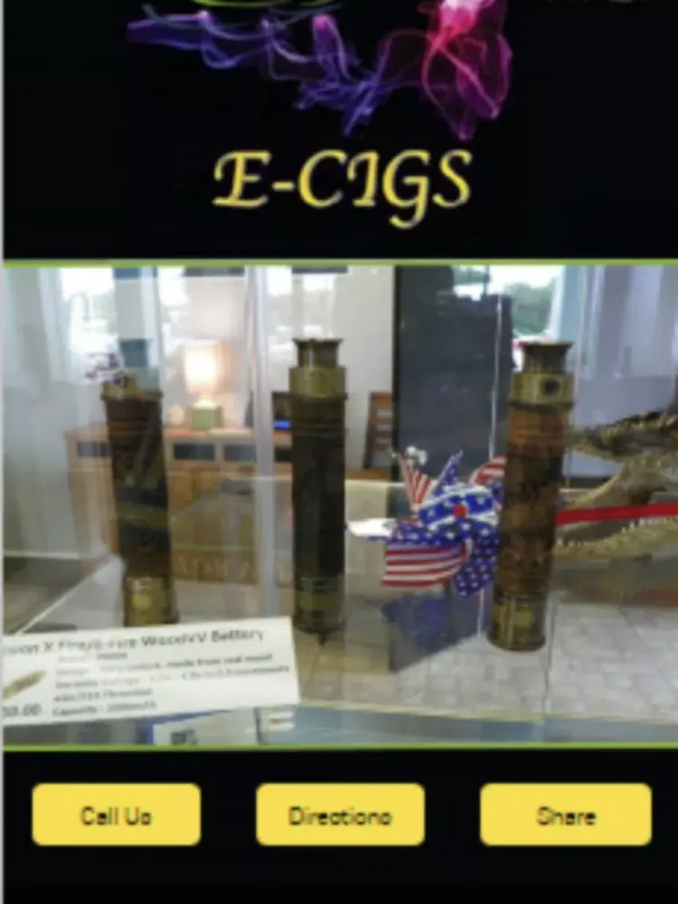 Gator Vapes iPad  Screenshots