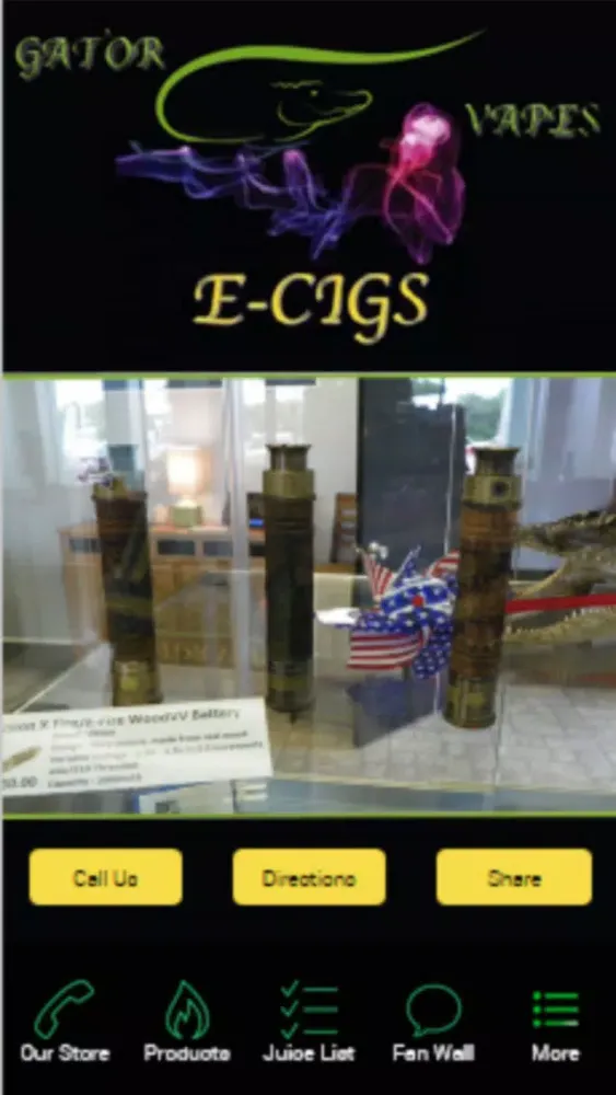 Gator Vapes Screenshots
