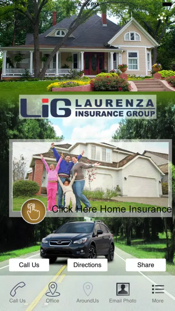 Captures d'écran de Laurenza Insurance Group