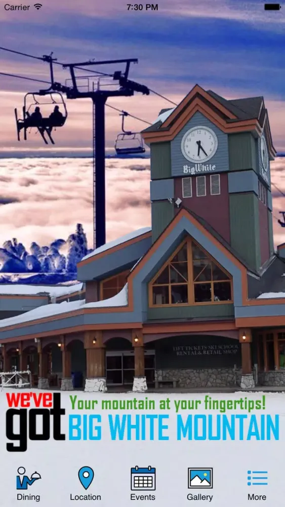 ภาพหน้าจอของ We've Got Big White Mountain