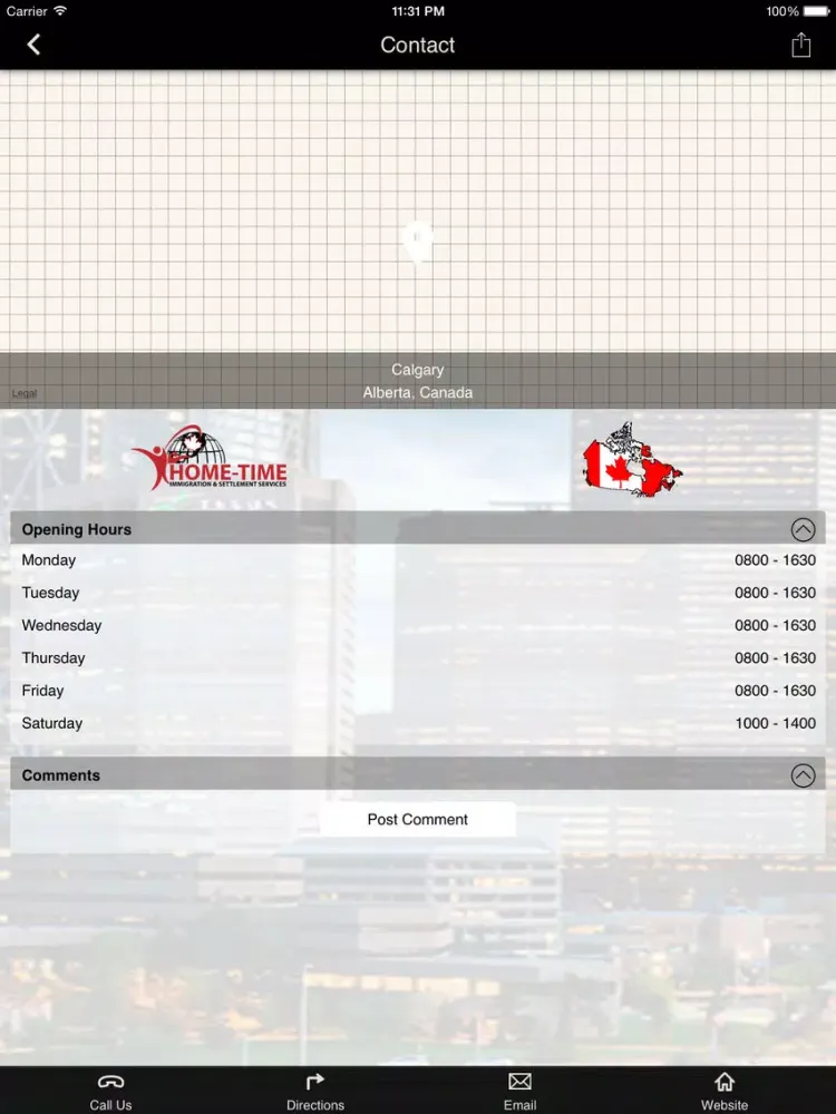 Come2Canada iPad  Ekran Görüntüleri
