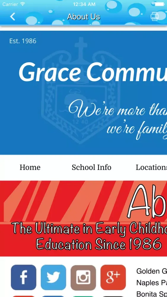 Grace Community School Screenshots