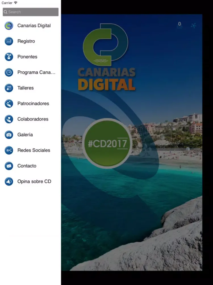 Screenshot di Canarias Digital iPad 