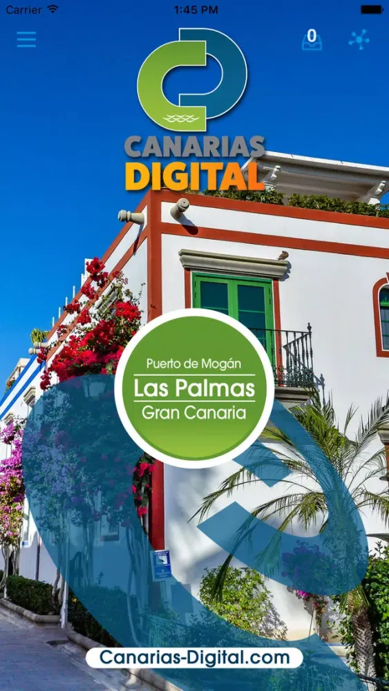 Screenshot di Canarias Digital
