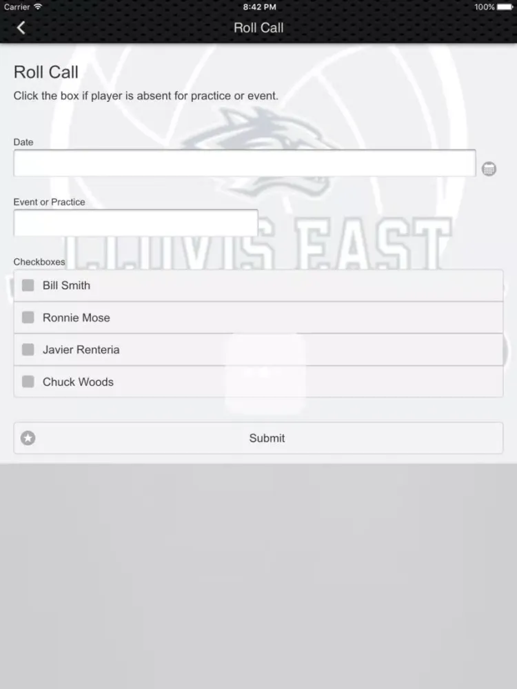 Clovis East Boys Volleyball iPad  Screenshots