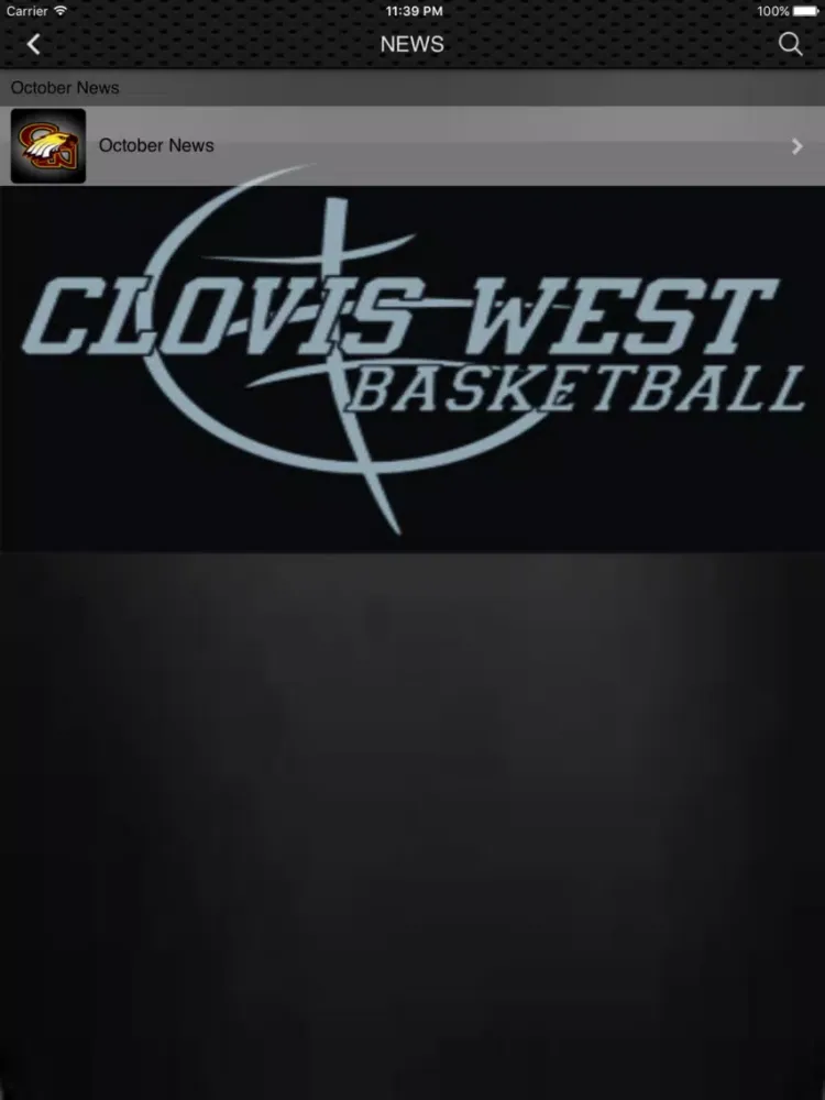 CLOVIS WEST BASKETBALL, BASKETBALL, GOLDEN EAGLES iPad  スクリーンショット
