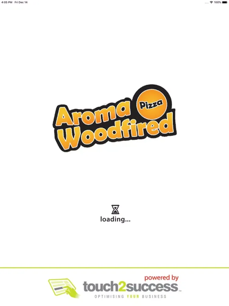 Tangkapan skrin Aroma Woodfired Pizza iPad 