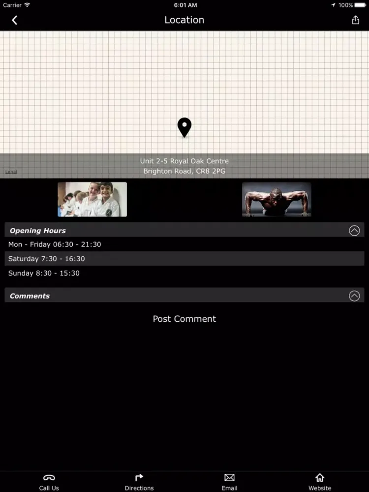 Capturas de pantalla de United Martial Arts Academy iPad 