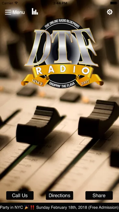 Zrzuty ekranu DTF Radio