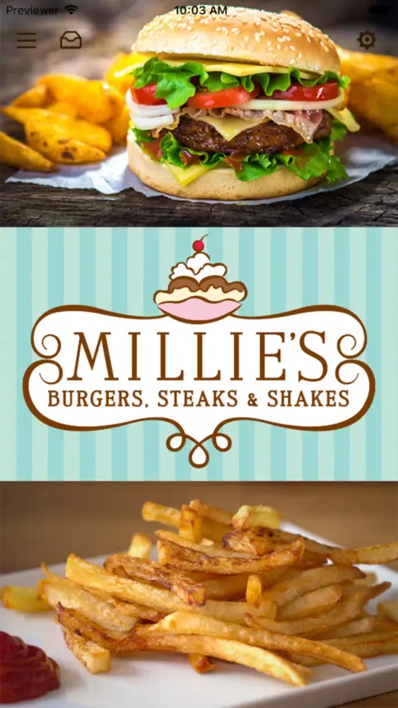 Capturas de tela do Millie's