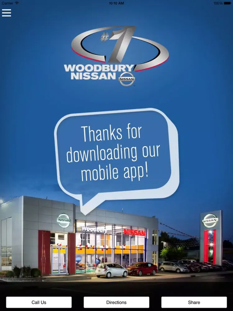 Captures d'écran de Woodbury Nissan iPad 
