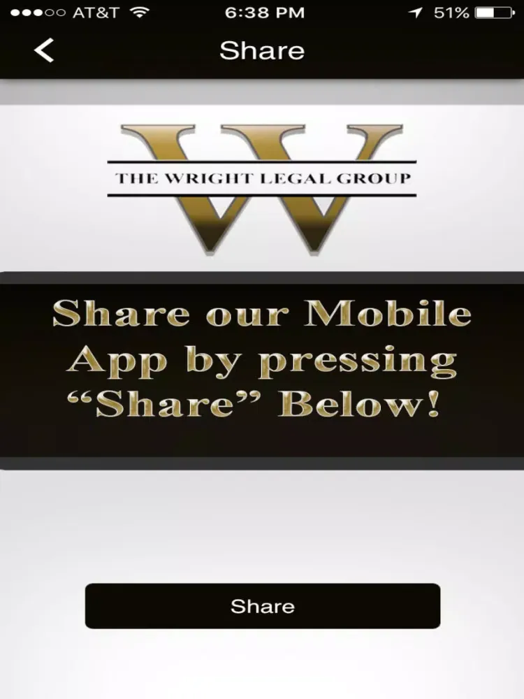 Wright Legal Group iPad 應用截圖