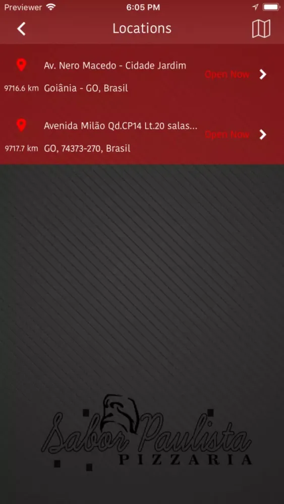 Zrzuty ekranu Sabor Paulista Pizzaria