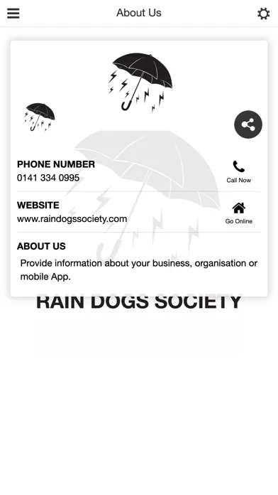 Rain Dogs Society应用截图