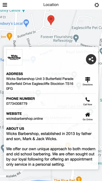 Zrzuty ekranu Wicks Barbershop