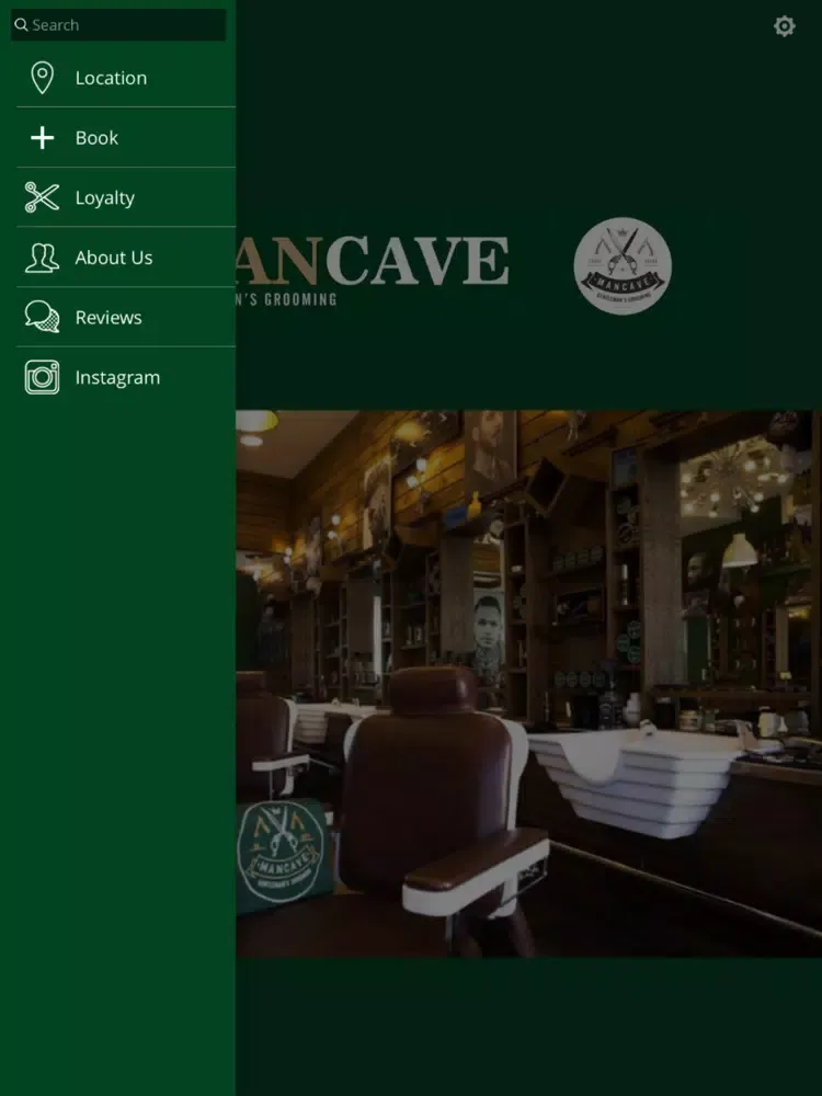 Capturas de tela do Mancave Gentlemen's Grooming iPad 