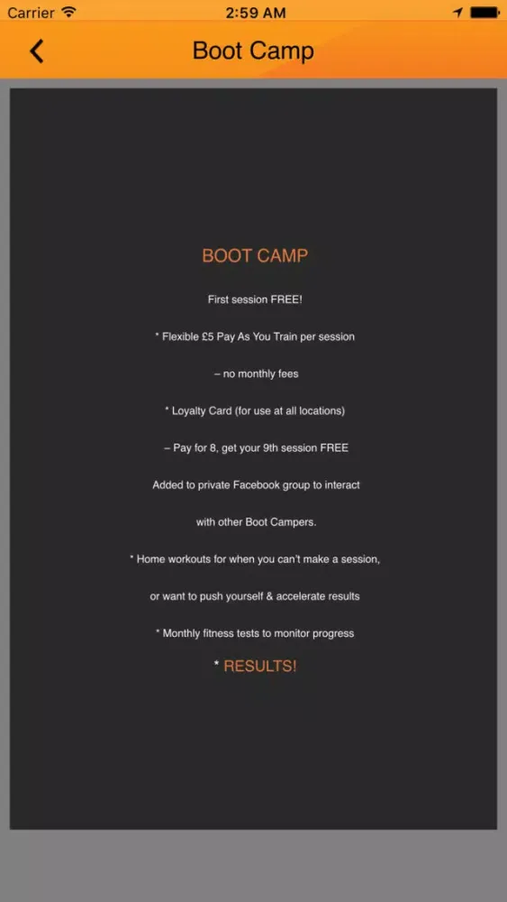 Capturas de pantalla de Nick Smith Bootcamp