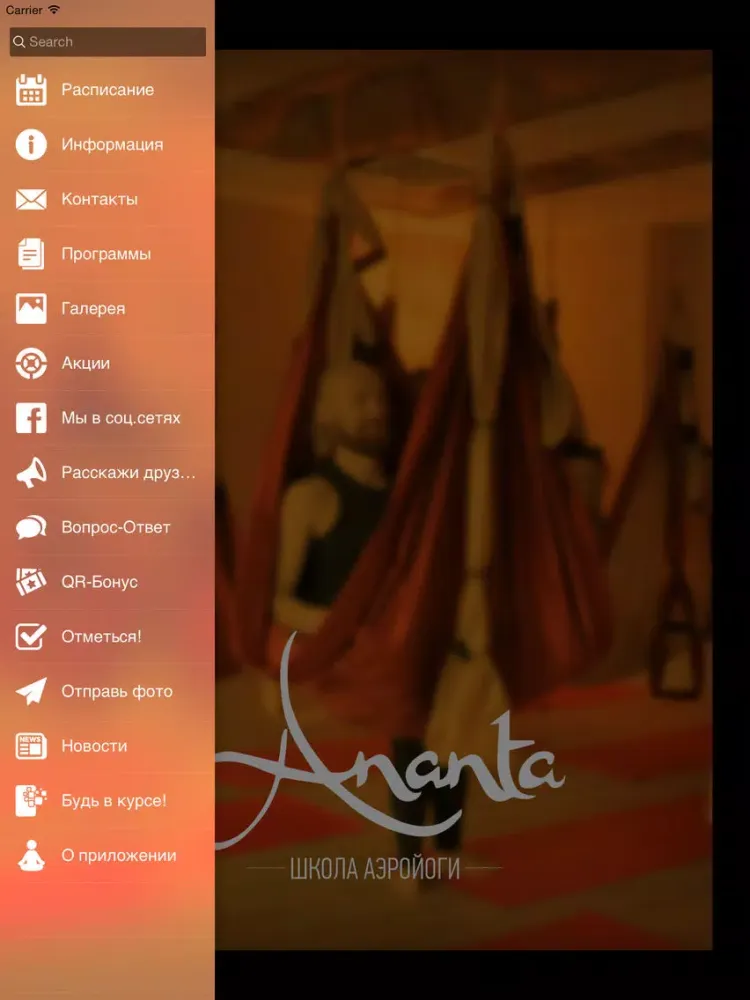 Capturas de pantalla de Студия йоги Ананта iPad 