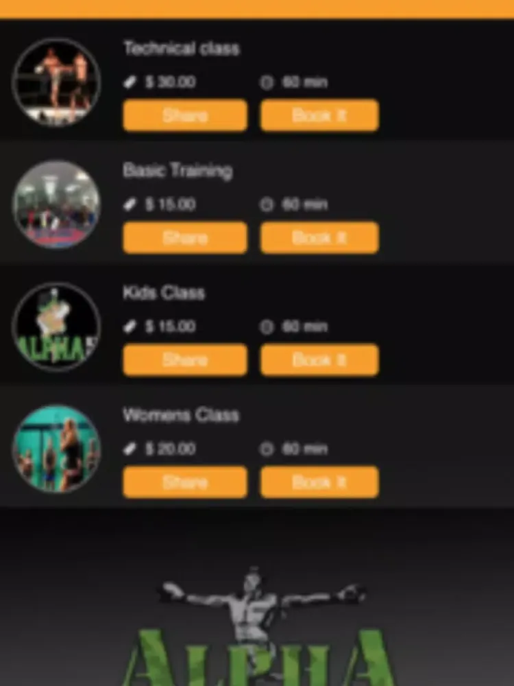 Capturas de tela do Alpha Muay Thai Kickboxing iPad 