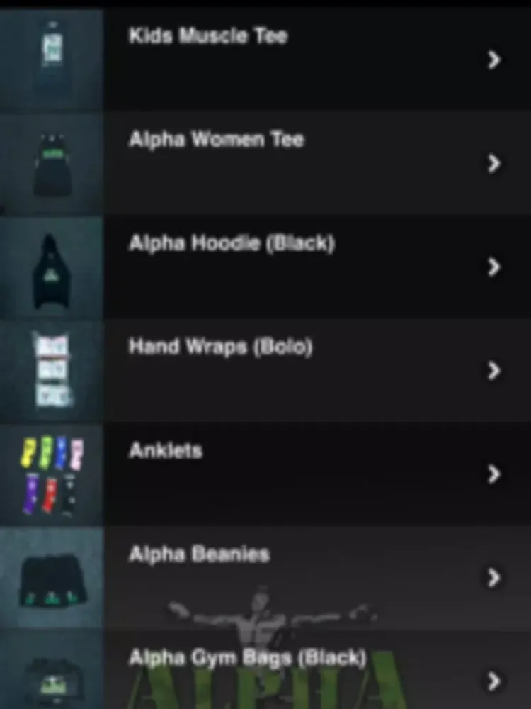 Capturas de tela do Alpha Muay Thai Kickboxing iPad 