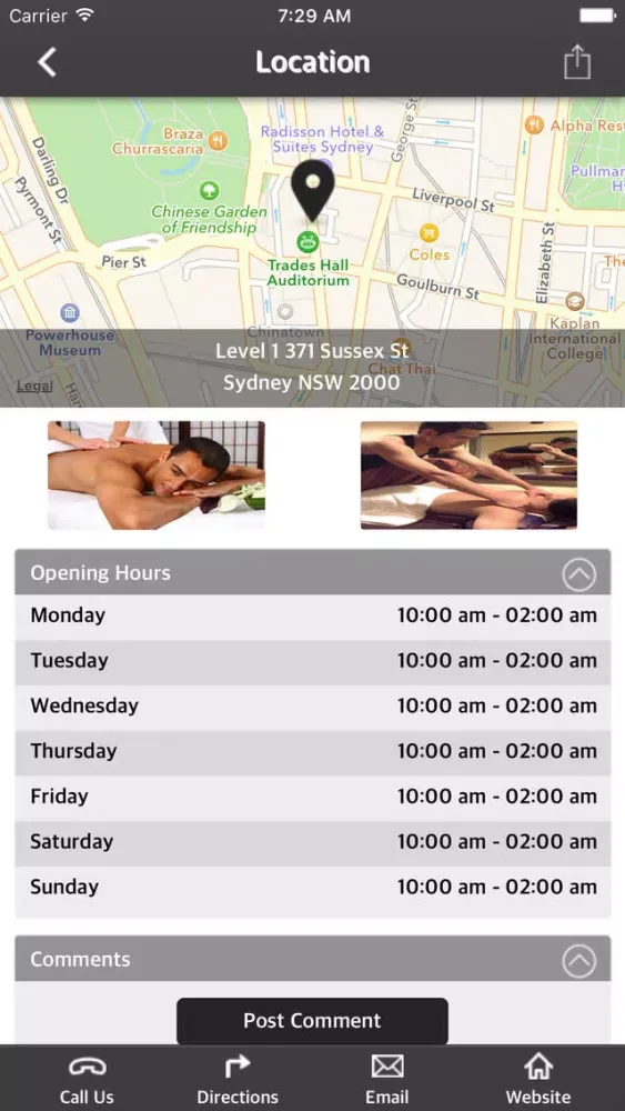 CozyMen Spa - Thai Massage Sydney Screenshots