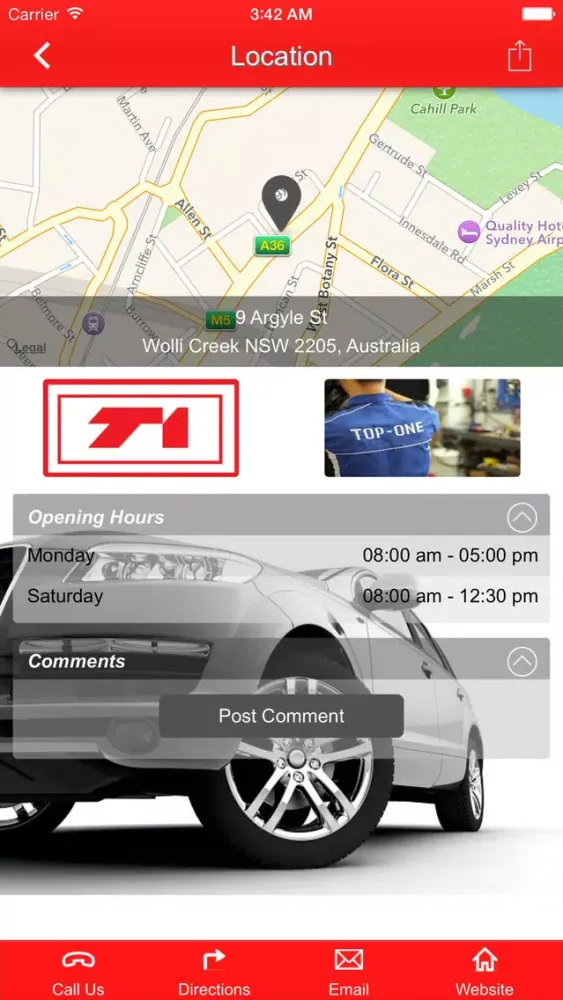 TopOne Auto - Car services in Sydney Screenshots