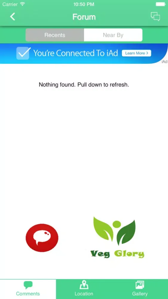 Screenshot di Veg Glory - Connect with vegetarians and vegans friends around the world
