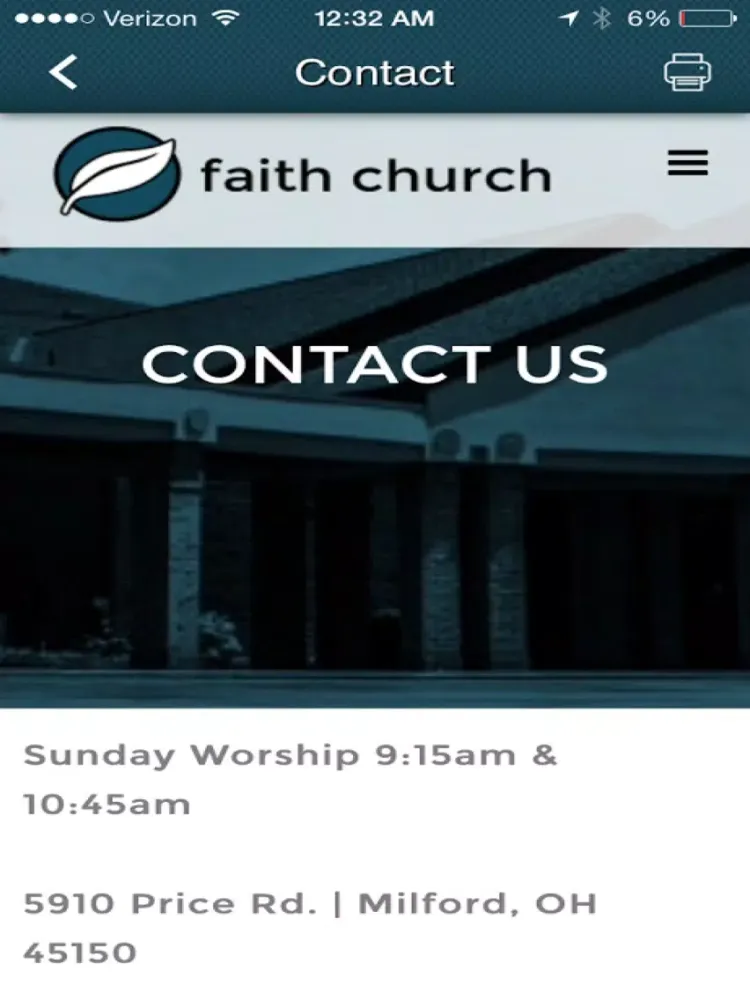 تصاویر Faith Church Milford iPad 