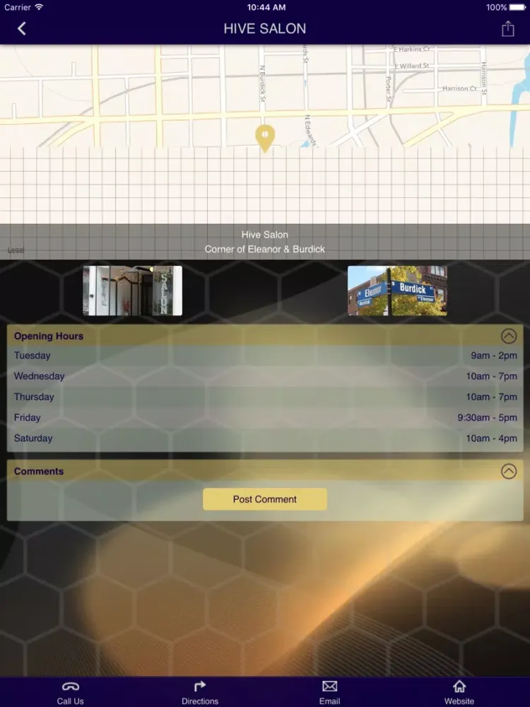 Скриншоты Hive Salon Kalamazoo iPad 
