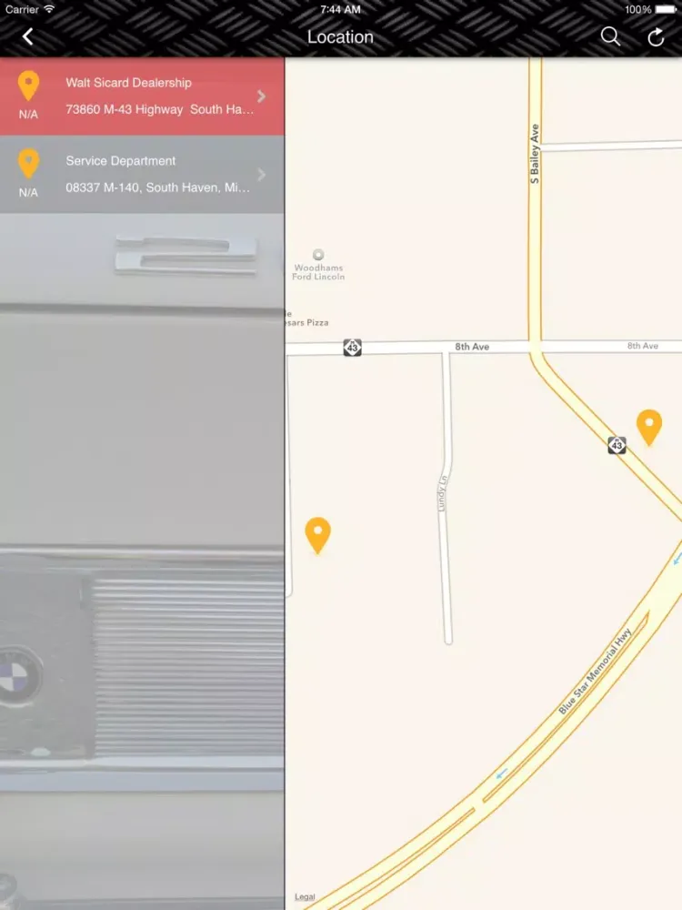 Walt Sicard Car Company iPad 应用截图