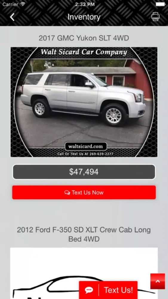 Walt Sicard Car Company应用截图