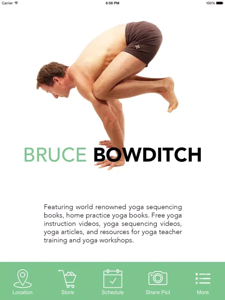 Capturas de tela do Bruce Bowditch iPad 