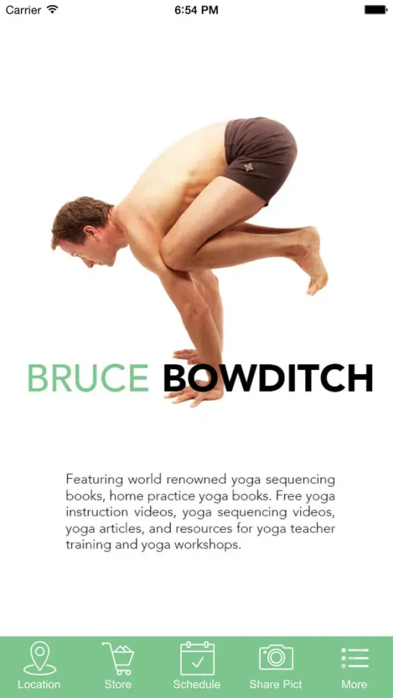 Capturas de tela do Bruce Bowditch