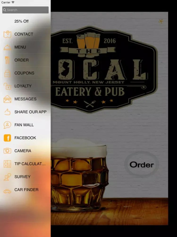 The Local Pub in New Jersey iPad 应用截图