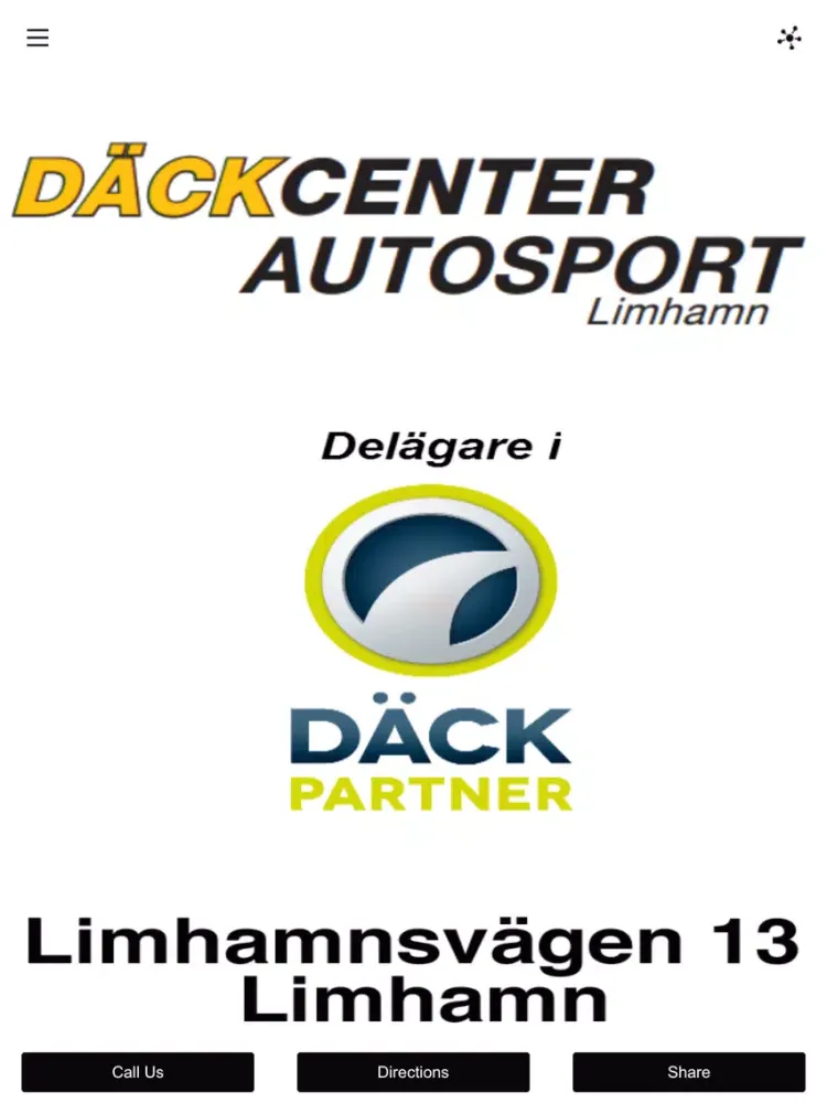 Däckcenter Autosport Limhamn iPad  Screenshots