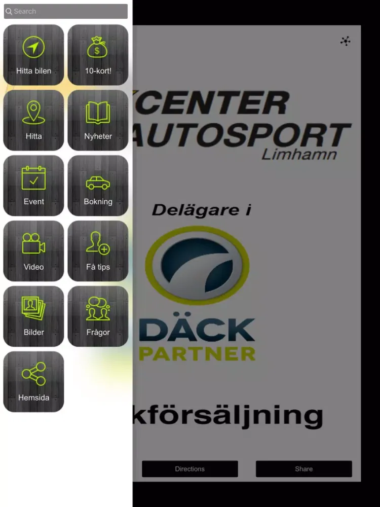 Däckcenter Autosport Limhamn iPad  Screenshots