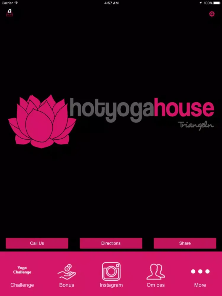 Hot Yoga House iPad  Screenshots