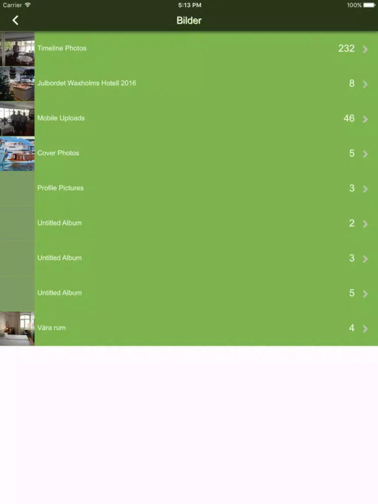 Waxholms Hotell iPad 應用截圖
