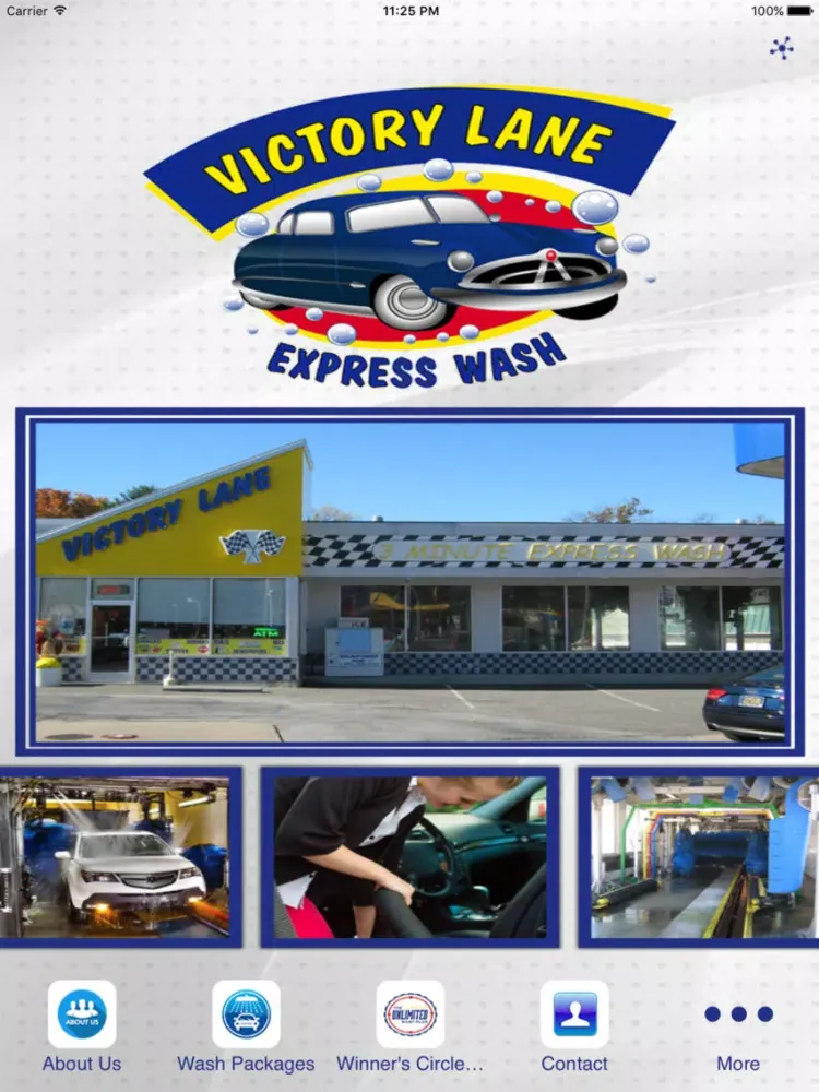 Capturas de tela do Victory Lane Express Wash iPad 