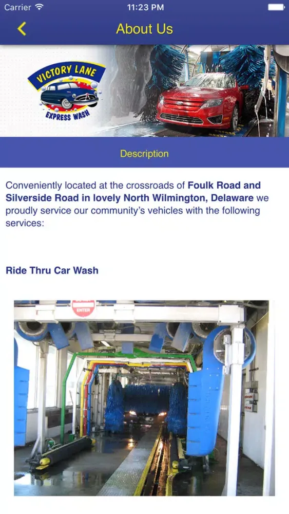 Capturas de tela do Victory Lane Express Wash