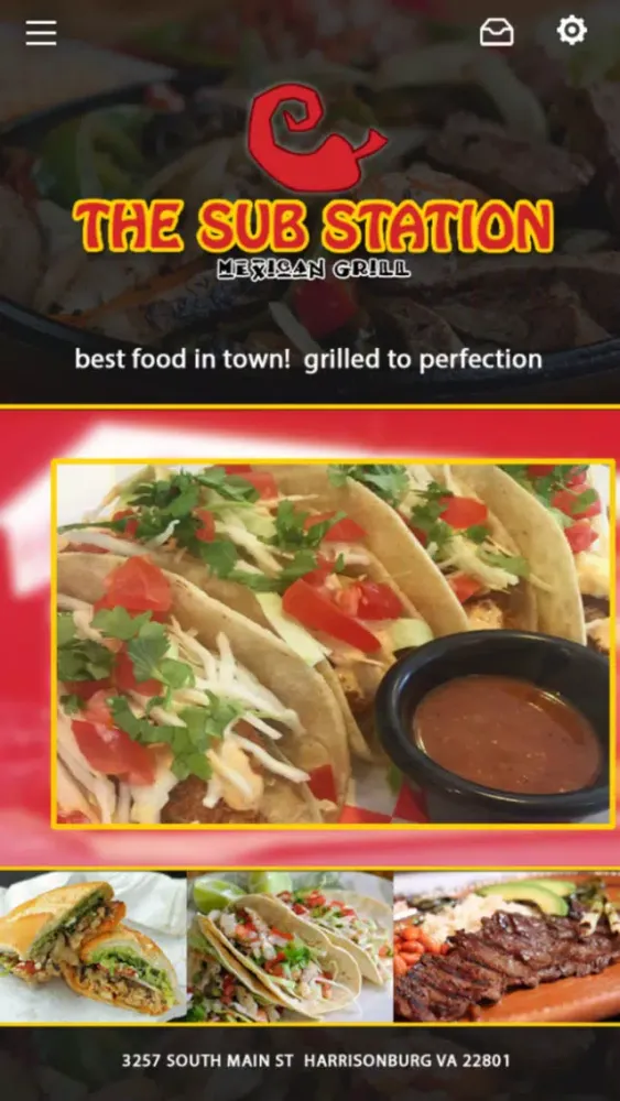 Capturas de tela do The Sub Station Mexican Grill