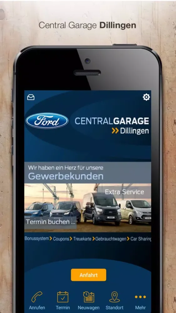 Tangkapan skrin Central Garage Dillingen