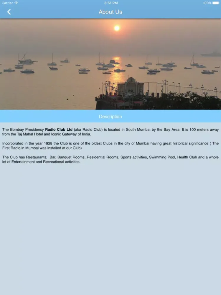 Screenshot di The Bombay Presidency Radio Club iPad 