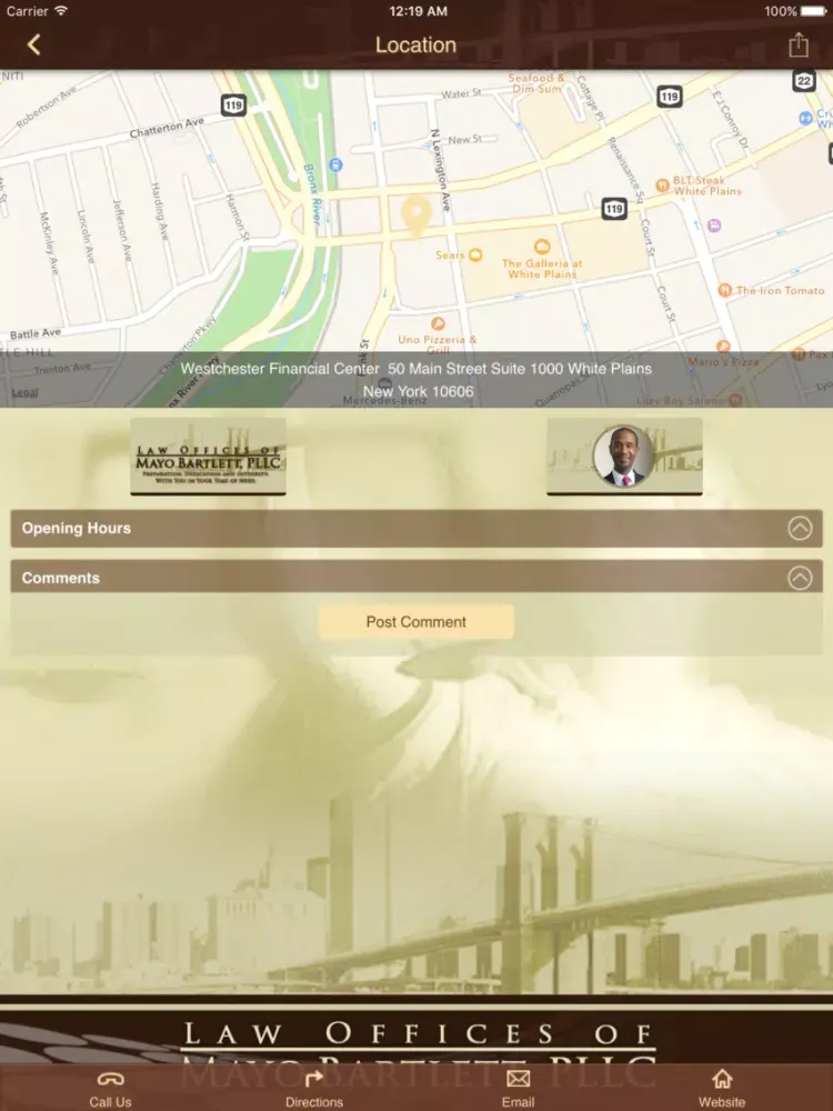 Law Offices of Mayo Bartlett iPad  Screenshots