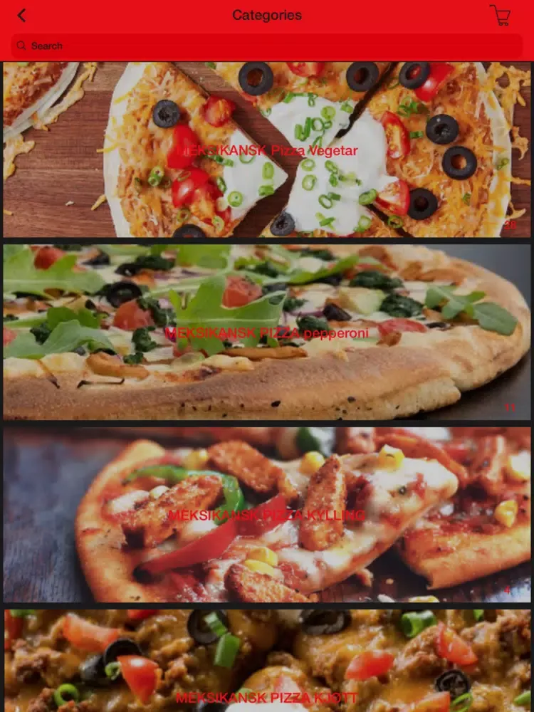 Screenshot di CHIPOTLE PIZZERÍA iPad 
