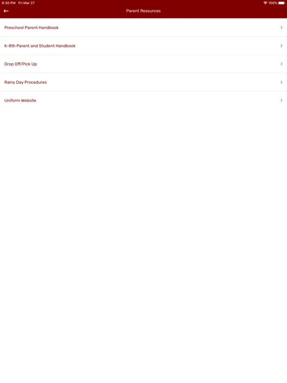 Legacy Christian School iPad  سکرین شاٹس